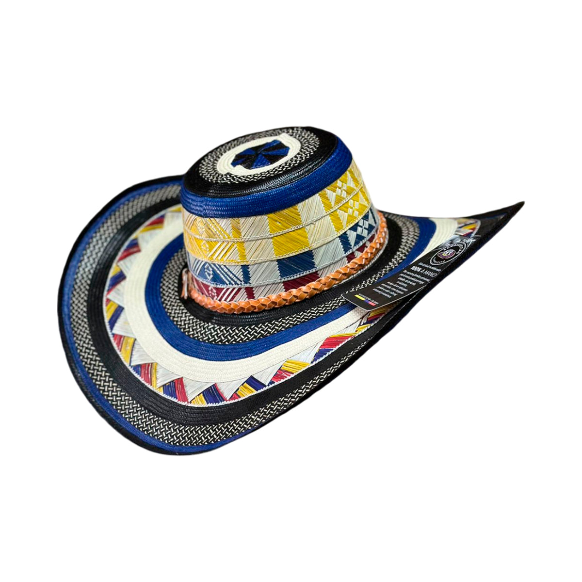 Sombrero 27 Fibras Pintas Tricolor Extrafino