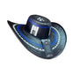 Sombrero 23 Fibras Picadillo Azul y Negro