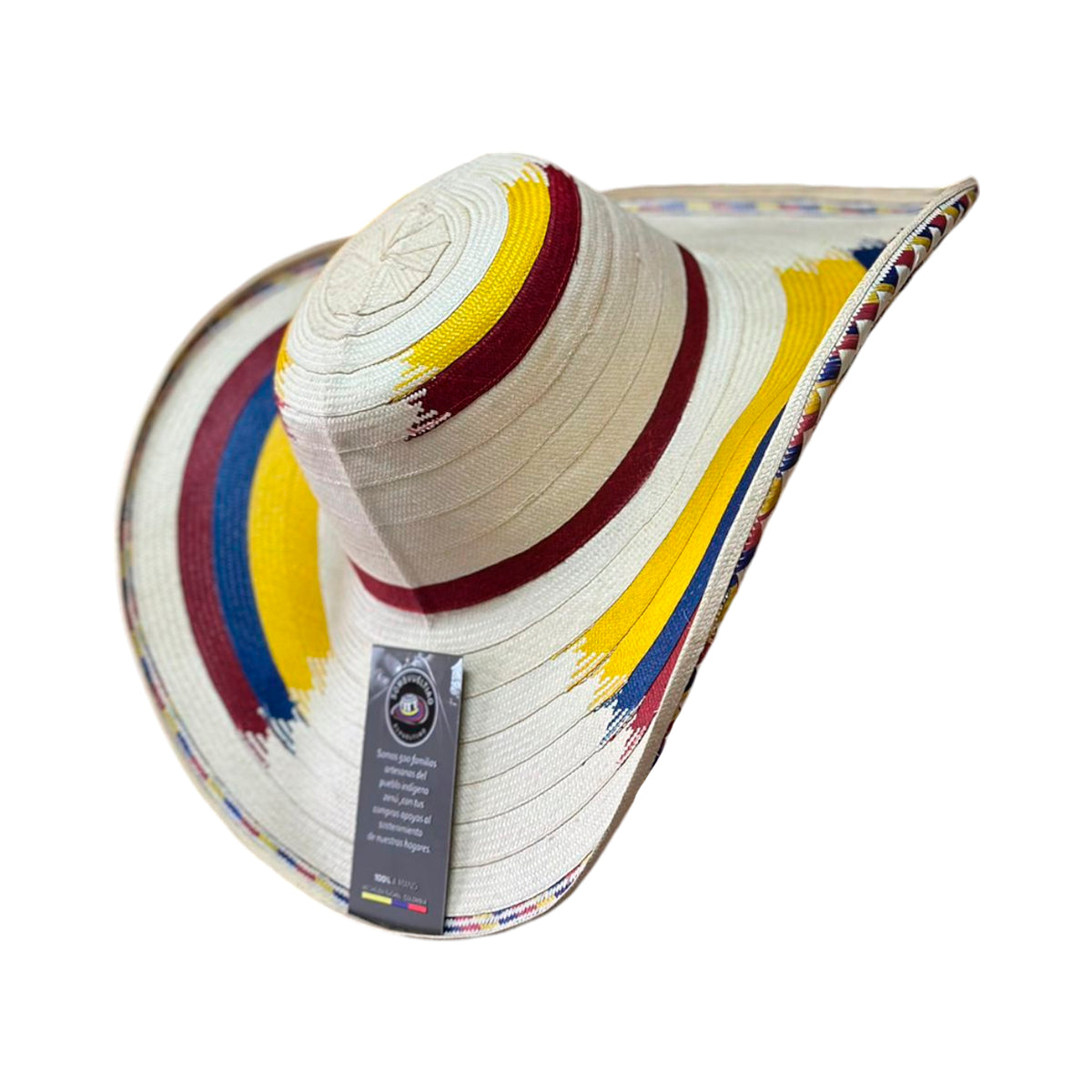 Sombrero 27 Fibras Condor Diseño Tricolor