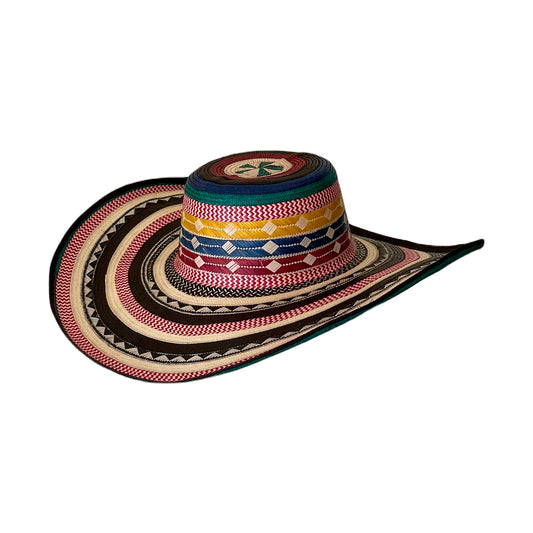 Sombrero 23 Fibras Colombiano Multicolor