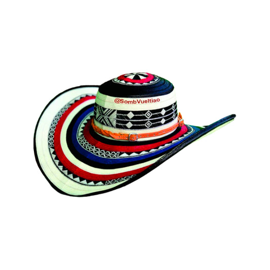 Sombrero 23 Fibras Diseño Multicolor