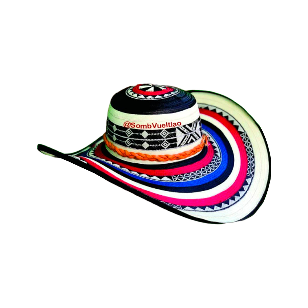 Sombrero 23 Fibras Diseño Multicolor