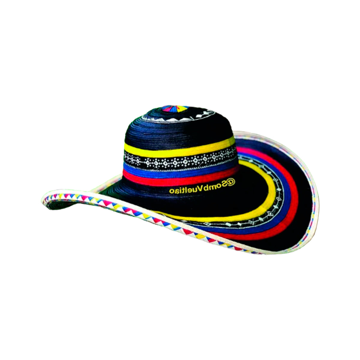 Sombrero 23 Fibras Black Tricolor