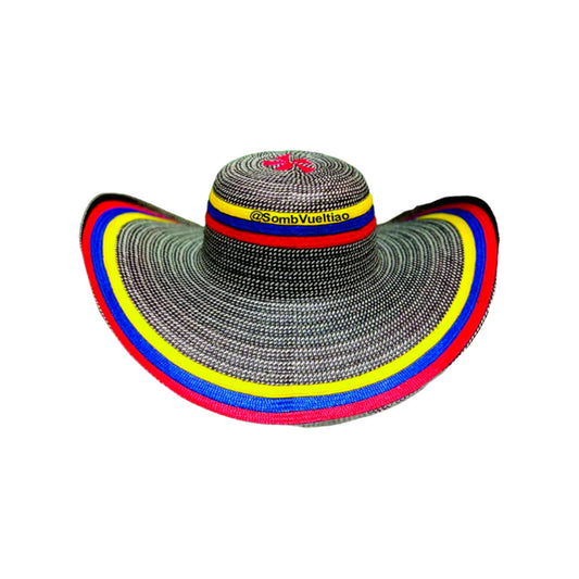 Sombrero 23 Fibras Exclusivo Pinta Tricolor