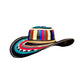 Sombrero 23 Fibras Exclusivo Multicolor