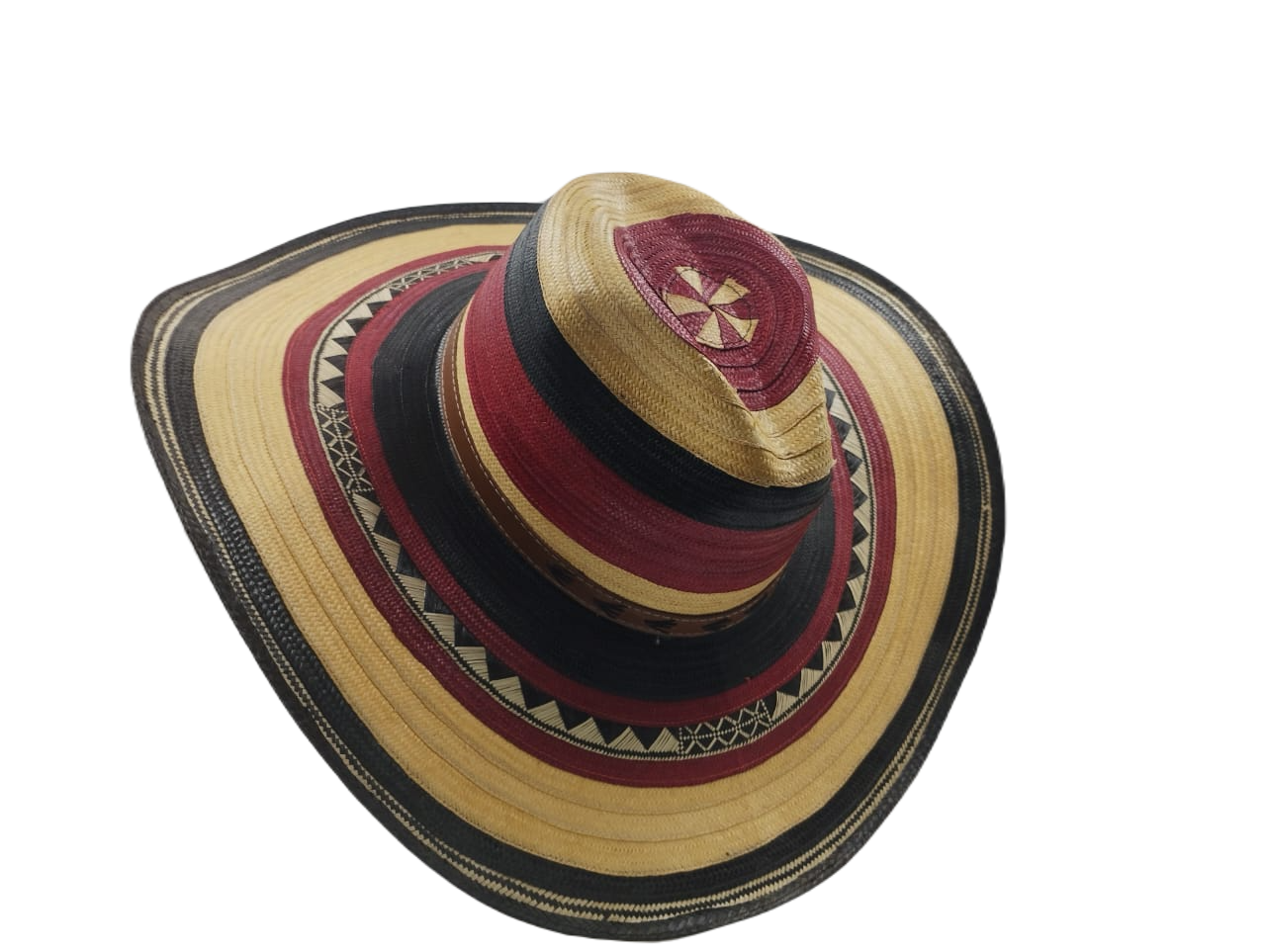 Sombrero 15 Fibras Hormado Rojo Exclusivo