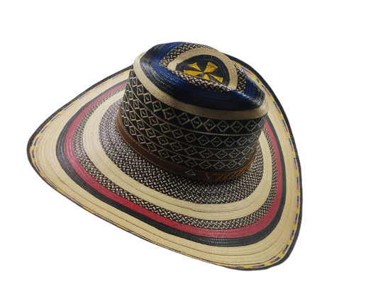 Sombrero 23 Fibras Hormado Multicolor Extrafino