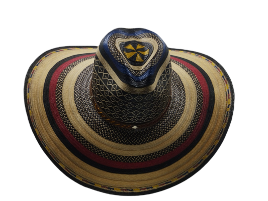 Sombrero 23 Fibras Hormado Multicolor Extrafino