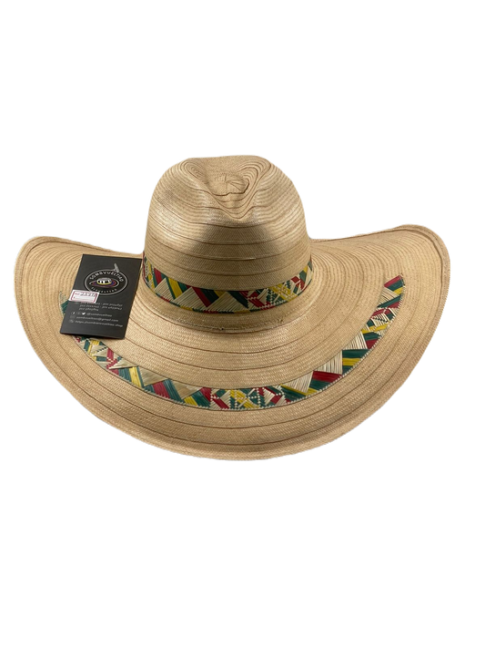 Sombrero 23 Fibras Hormado Pintas Multicolor