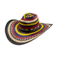 Sombrero 23 Fibras Hormado Tricolor Extrafino