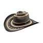 Sombrero 27 Fibras Hormado Negro y Beige