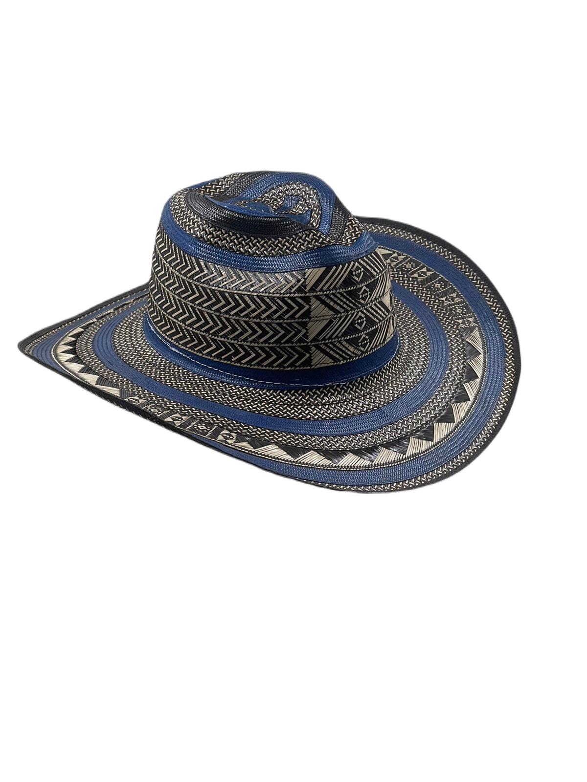 Sombrero 27 Fibras Hormado Extrafino Azul