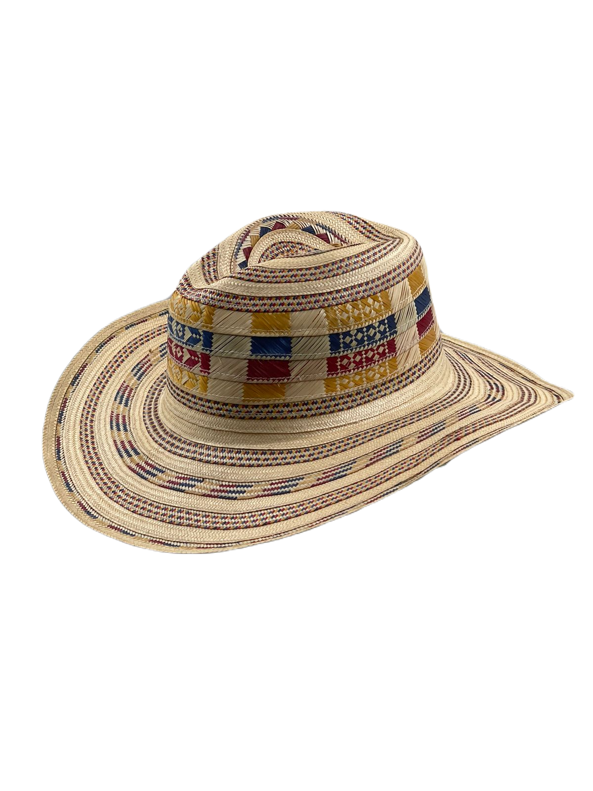 Sombrero Panameño Tricolor Exclusivo