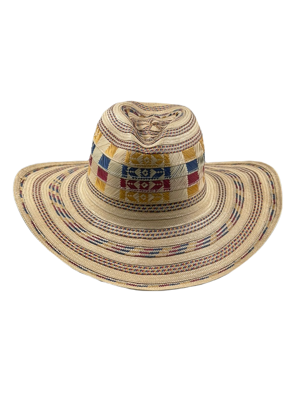 Sombrero Panameño Tricolor Exclusivo