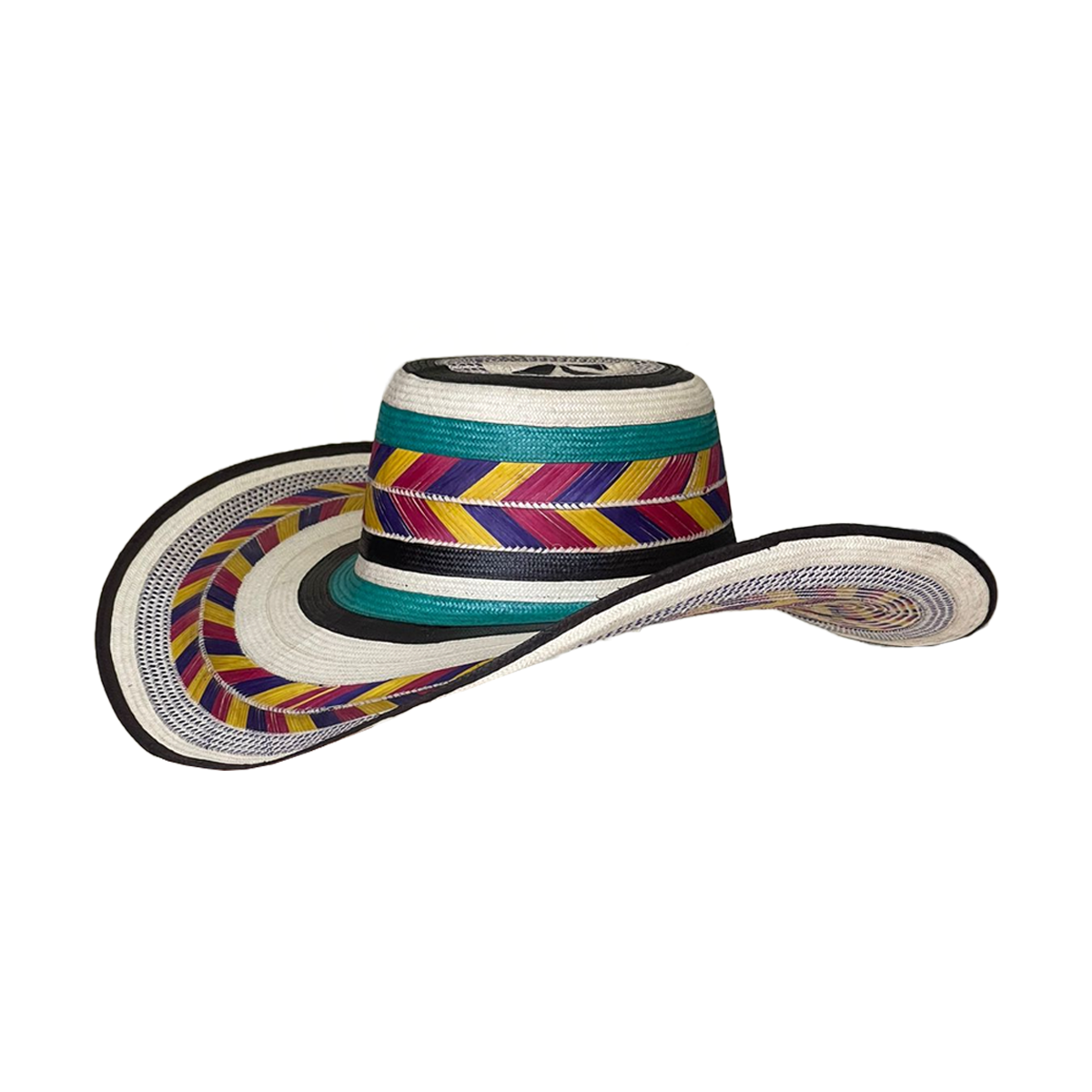 Sombrero Multicolor 27 Fibras Caña Flecha