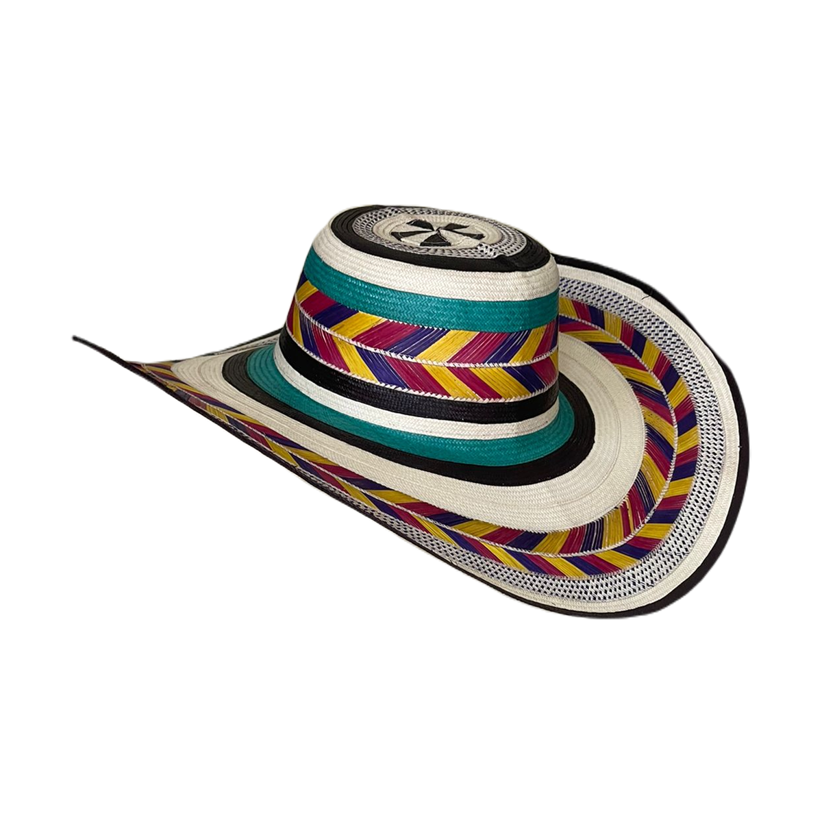 Sombrero Multicolor 27 Fibras Caña Flecha