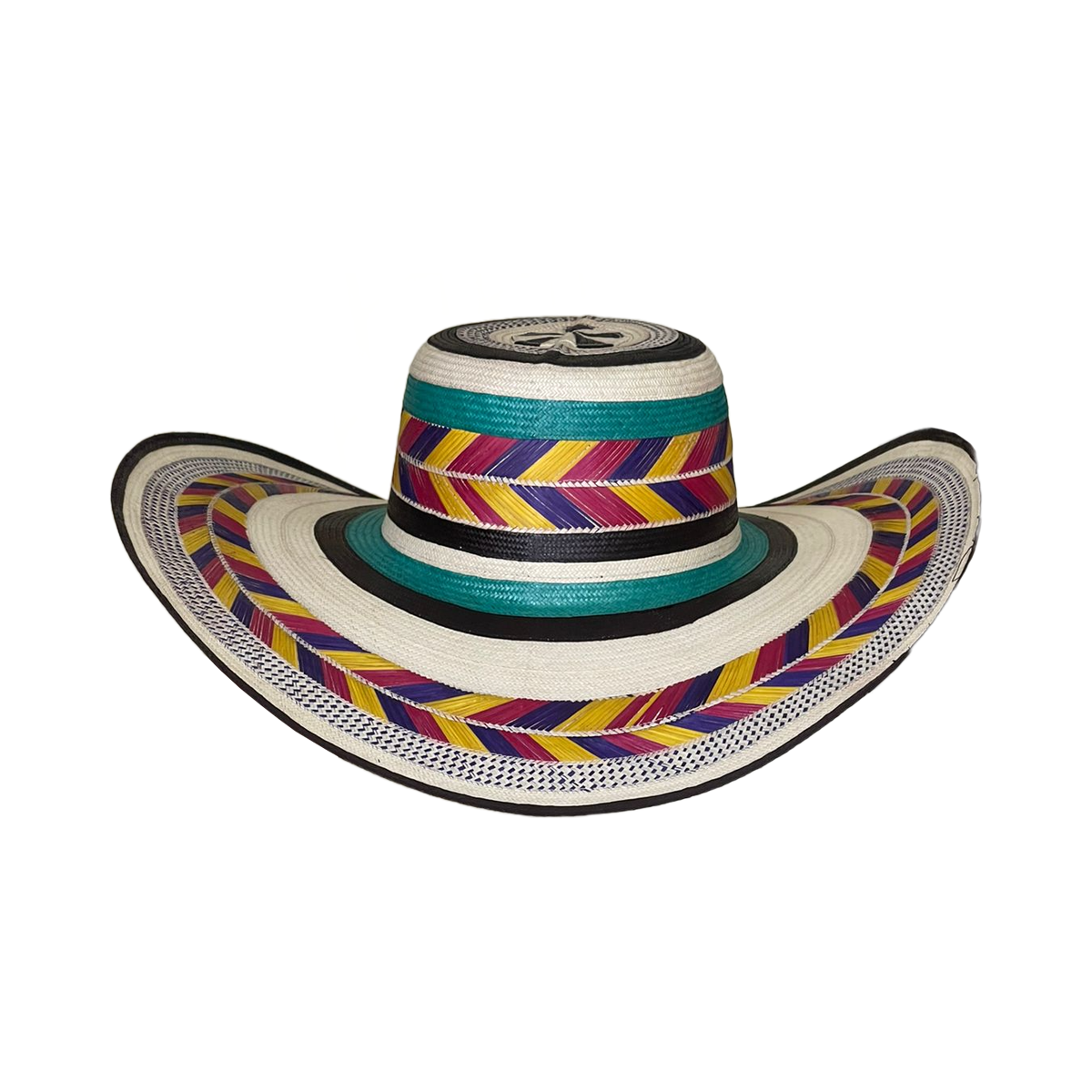 Sombrero Multicolor 27 Fibras Caña Flecha