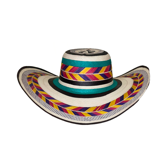 Sombrero Multicolor 27 Fibras Caña Flecha