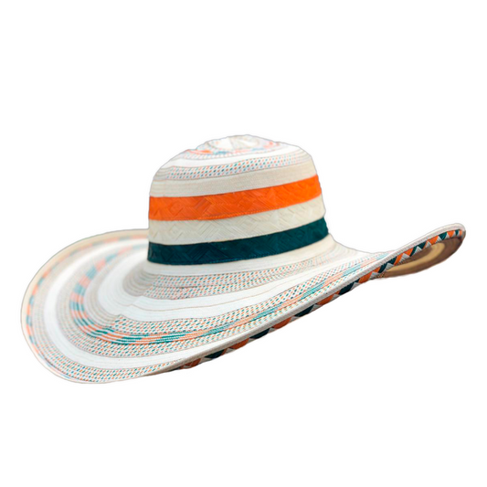 Sombrero 27 Fibras Diseño Exclusivo Multicolor