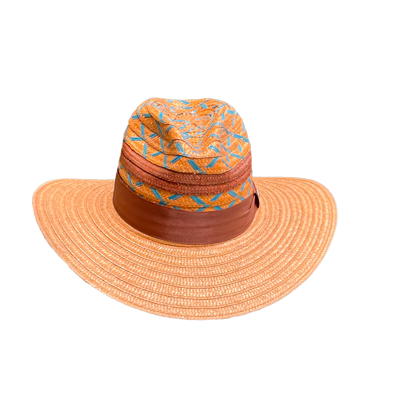 Sombrero Panameño Caña Flecha Diseño Fino