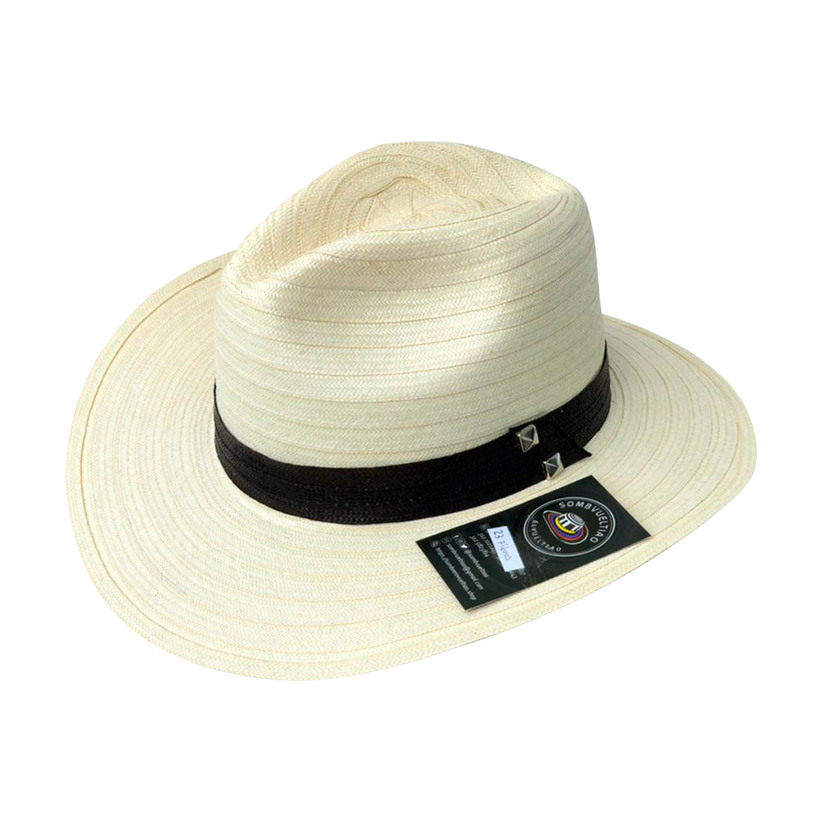 Sombrero Panameño 23 Fibras Fino Beige