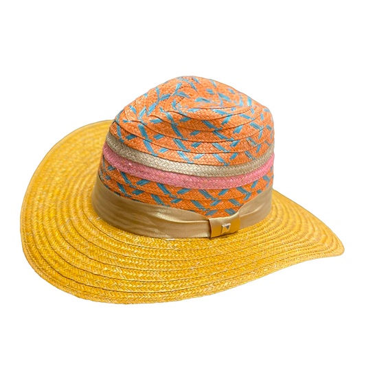 Sombrero Panameño Exclusivo Multicolor Fino