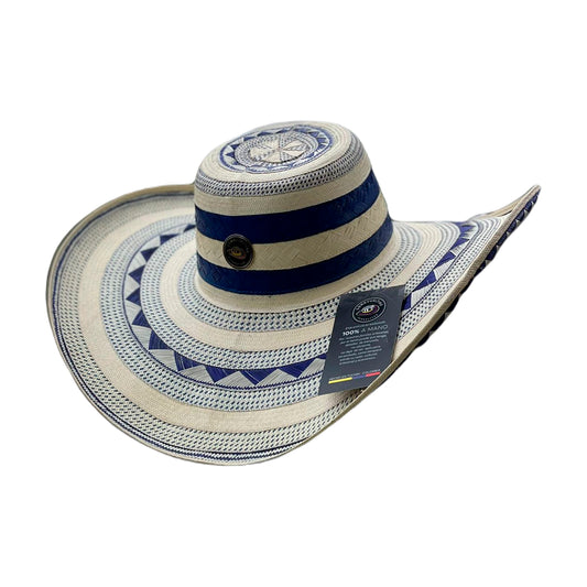 Sombrero 23 Fibras Exclusivo Blanco Extrafino