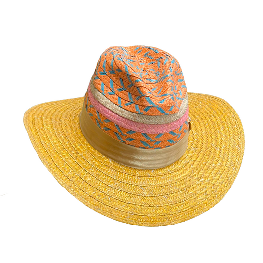 Sombrero Panameño Exclusivo Multicolor Fino