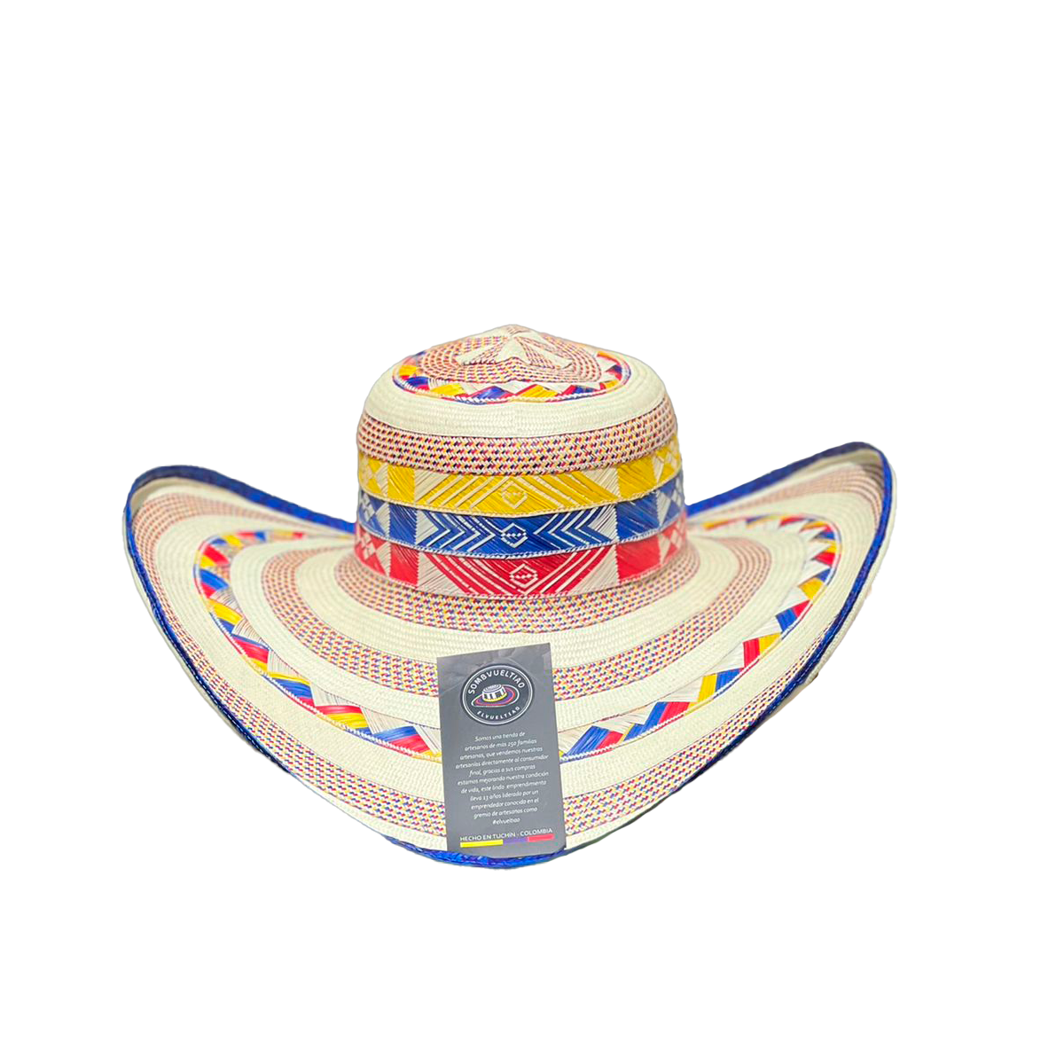 Sombrero 21 Fibra Tricolor Exclusivo