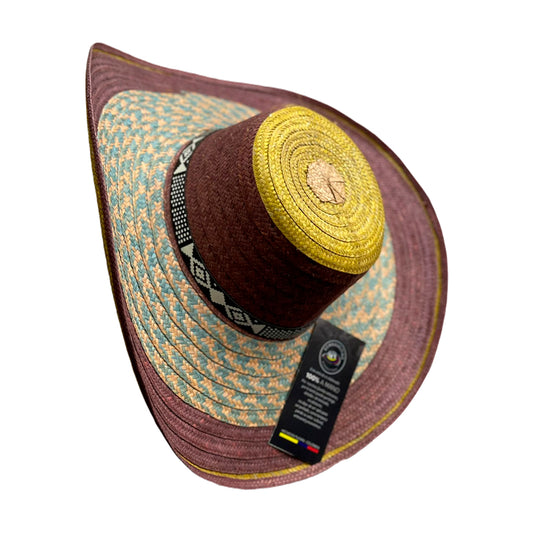 Sombrero Diseño Único Exclusivo Multicolor