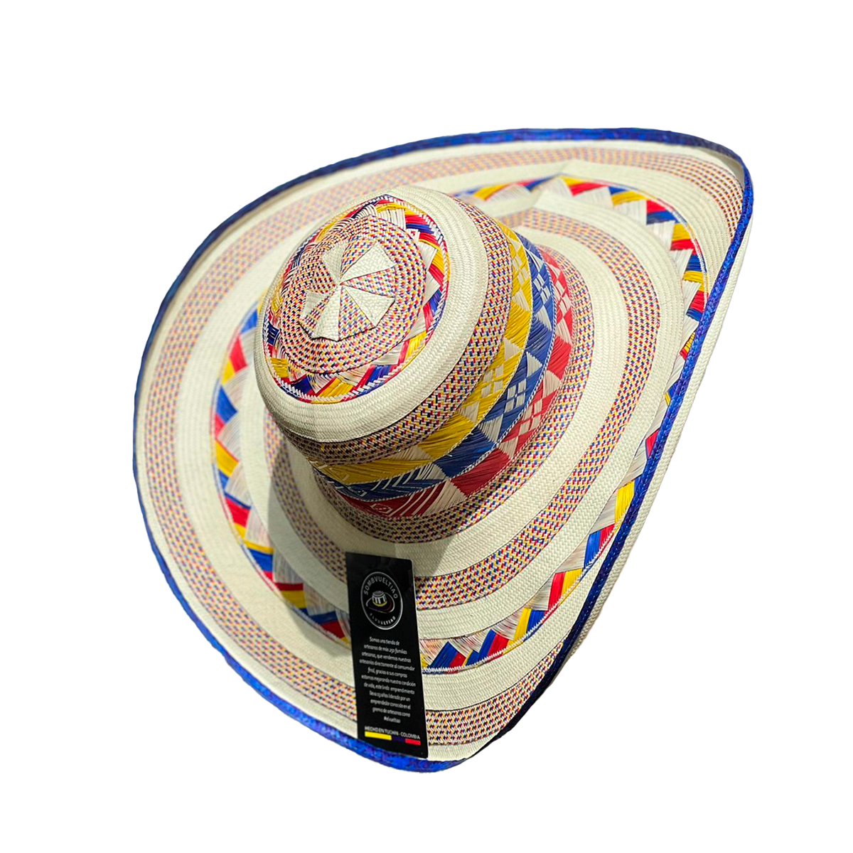 Sombrero 21 Fibra Tricolor Exclusivo