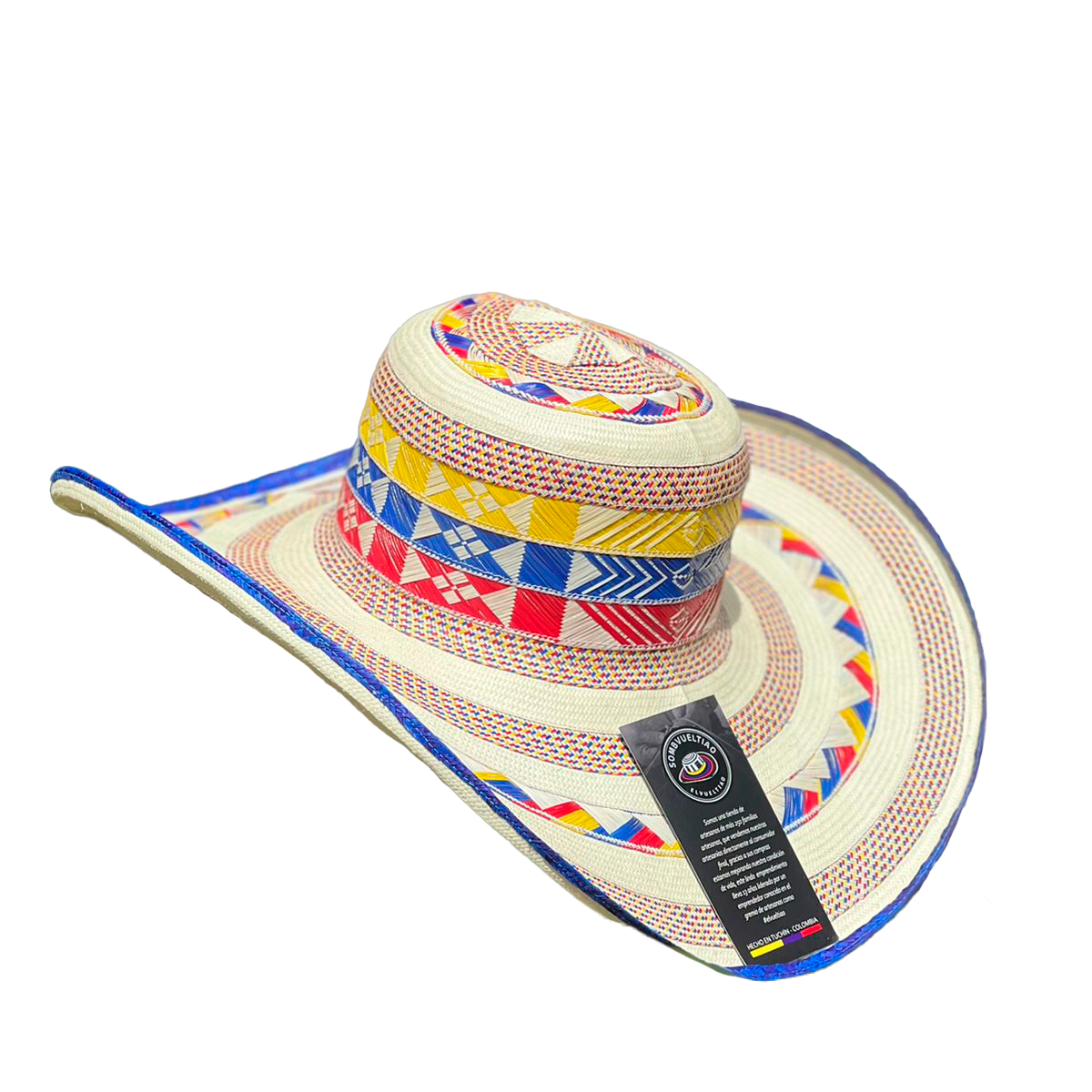 Sombrero 21 Fibra Tricolor Exclusivo