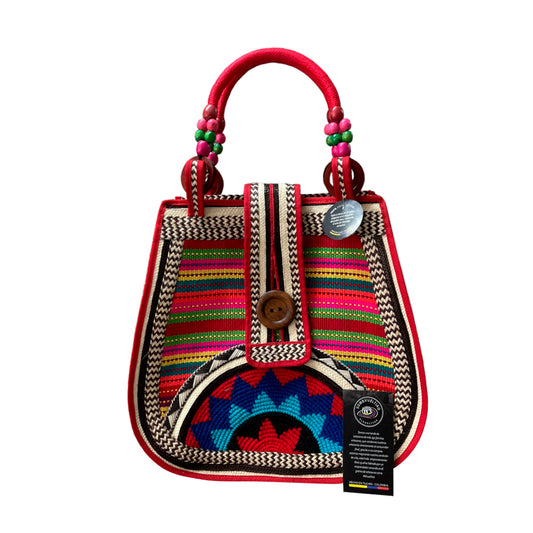 Bolso Pera Rojo Tres Culturas Artesanal