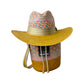 Combo Sombrero + Mochila Multicolor Figuras a Mano