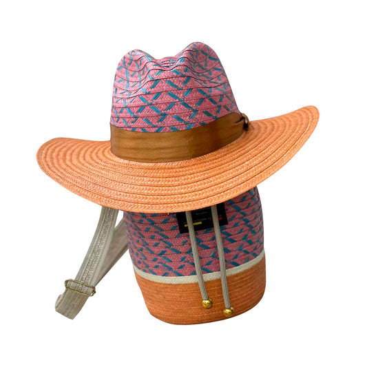 Combo Artesanal Sombrero + Bolso Caña Flecha