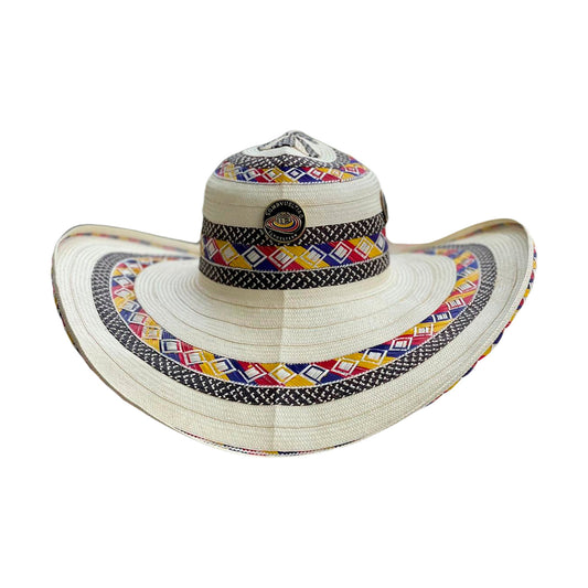 Sombrero 33 Fibras Exclusivo Multicolor Extrafino