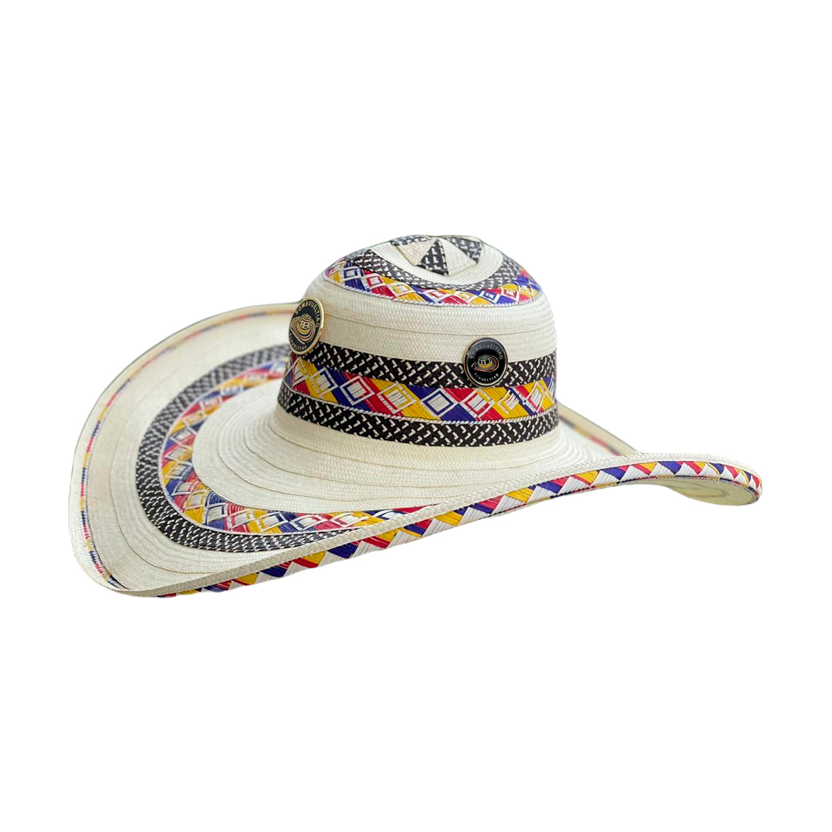 Sombrero 23 Fibras Exclusivo Multicolor Extrafino