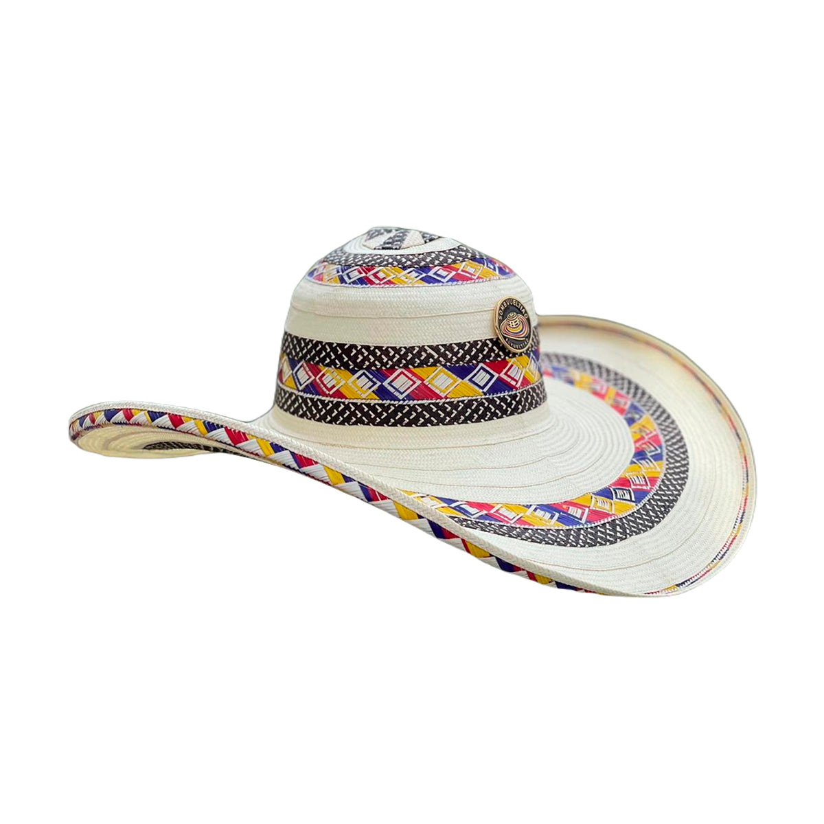 Sombrero 23 Fibras Exclusivo Multicolor Extrafino