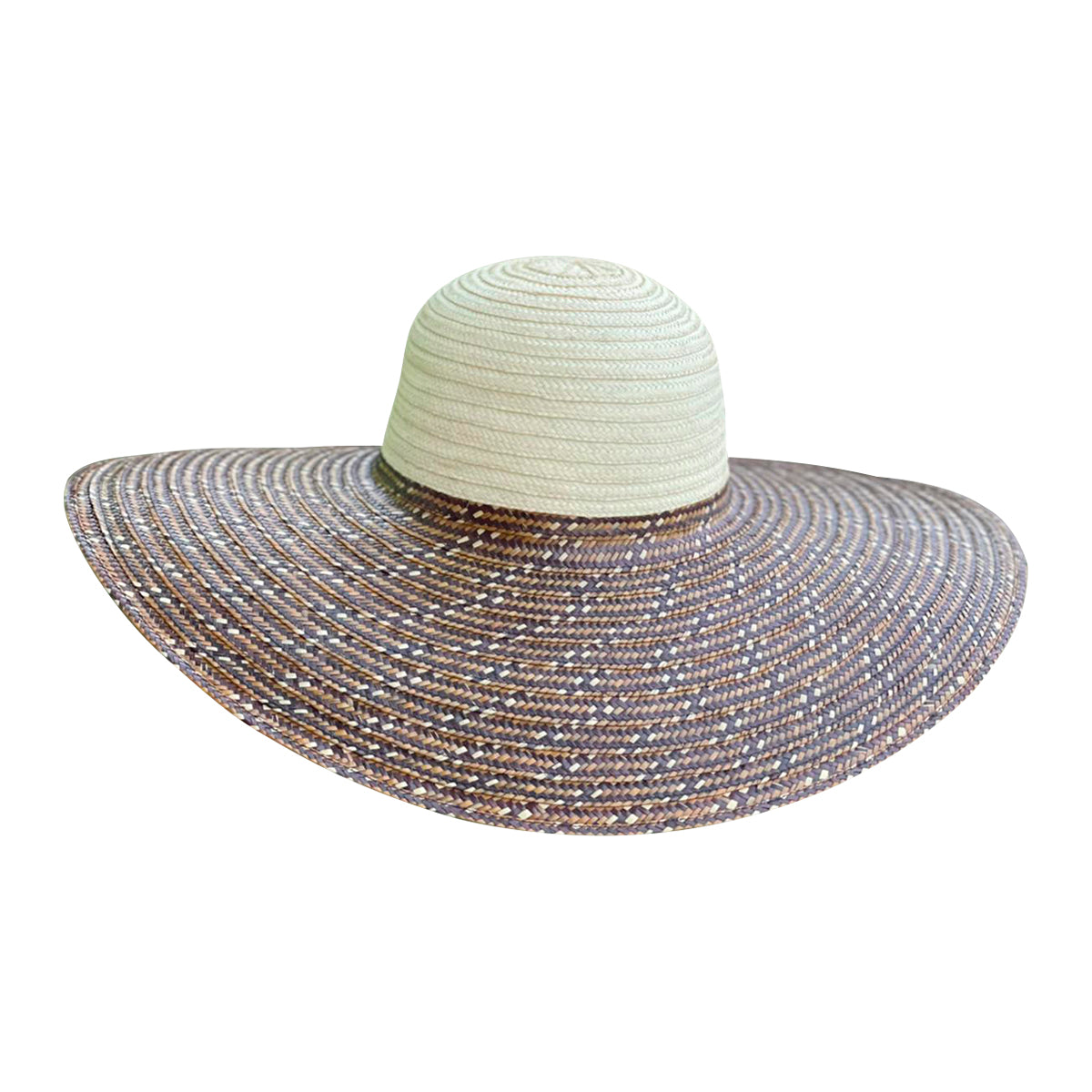 sombrero pava exclusivo artesanal dos colores