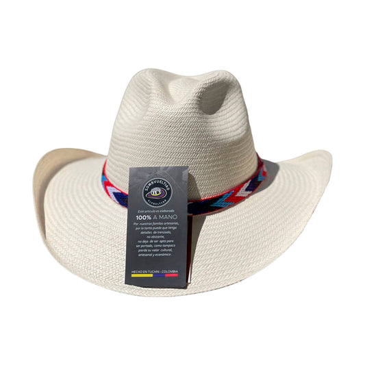 Sombrero Aguadeño Exclusivo Cinta Multicolor