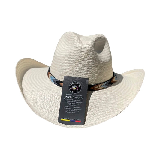 Sombrero Aguadeño Beige Exclusivo Ala Corta