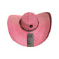 Sombrero Fino Exclusivo Alón Diseño Rosa