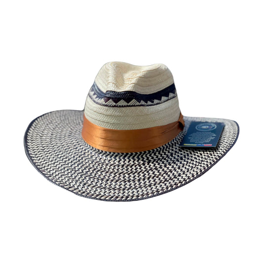 Sombrero Panameño Beige Diseño Beige