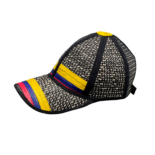 Gorra Artesanal Diseño Tricolor Colombia Fina