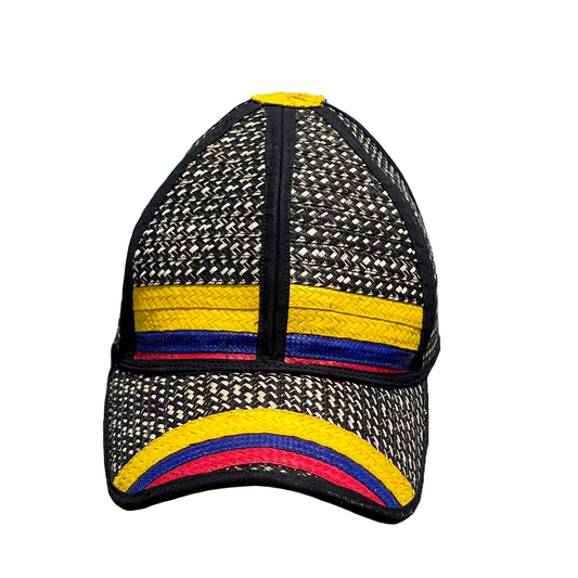 Gorra Artesanal Diseño Tricolor Colombia Fina