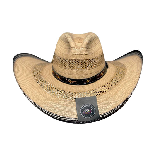 Sombrero 23 fibras con Malla Exclusivo Beige