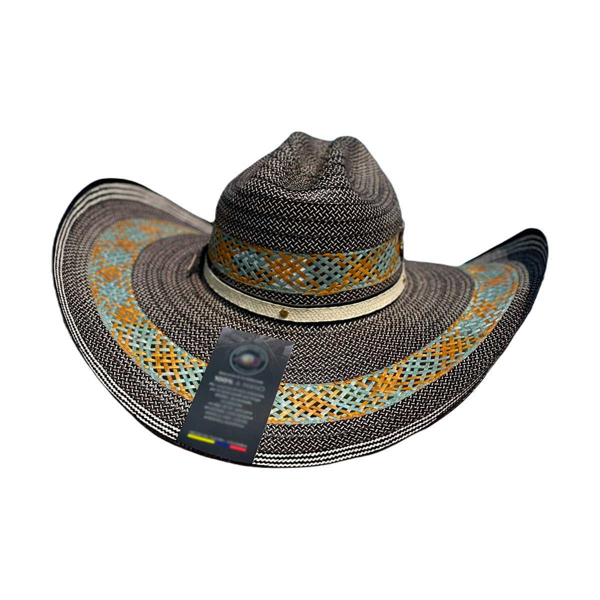 Sombrero 23 fibras con Malla Exclusivo Diseño en color Gris