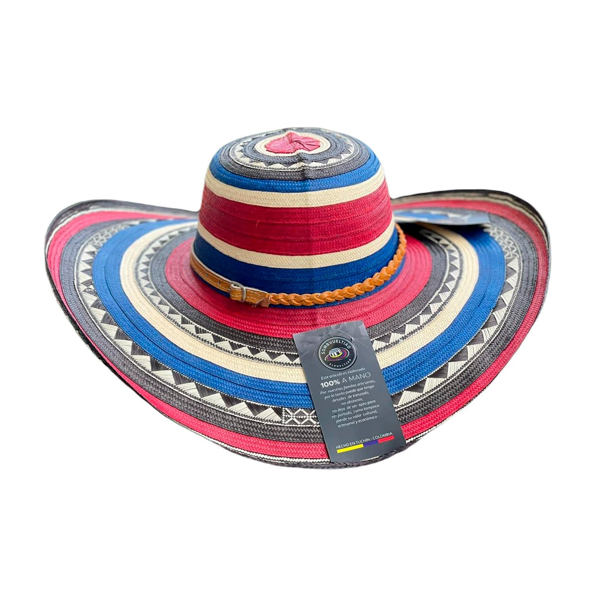 Sombrero Exclusivo 23 Fibras Colores Artesanal