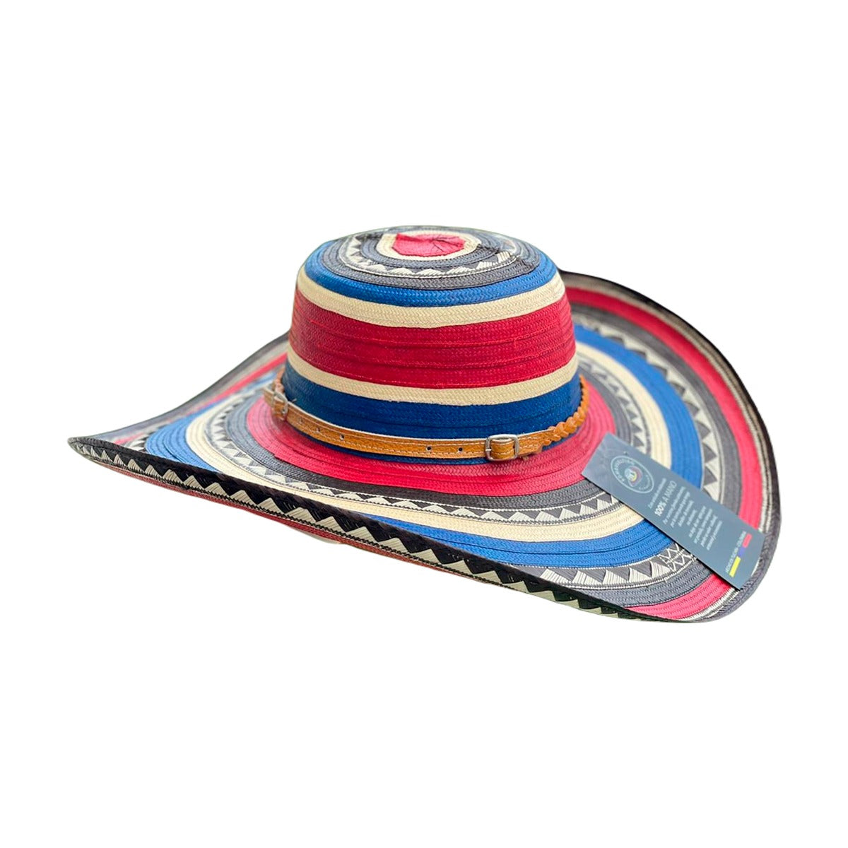 Sombrero Exclusivo 23 Fibras Colores Artesanal