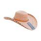 Sombrero 31 fibras Beige Diseño Tricolor